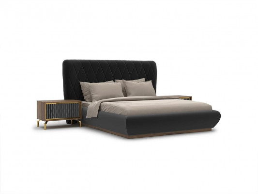 Kompletní sada dvojlůžko Luxus 2x Noční stolky Design Skříň Šatní skříň