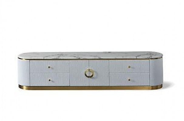 Luxus Design Kommode Anrichte Side Lowboard Dekorative Schrank Wohn Zimmer  Luxus design komoda, servírovací stolek, dekorativní skříň obývacího pokoje.