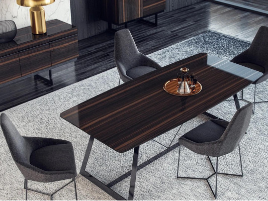 Luxus jídelní stůl 4x židle jídelní pokoj kompletní sada nový nábytek moderní design 5 kusů