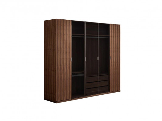 Ložnice Moderní Skříň Dřevěná Skříň Design Skříň Skříň S Skleněnými Dveřmi