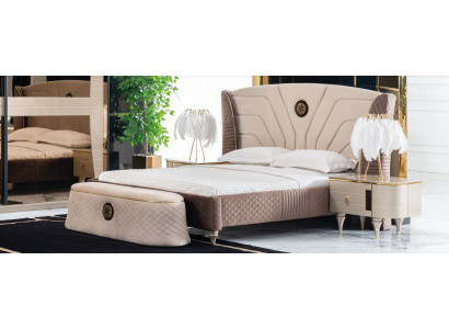 Postele manželská postel hotelová postelový rám dvojitý dřevěný nábytek postel polštář luxusní design