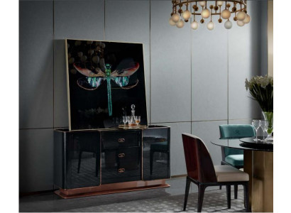 Komoda Sideboard Design Nábytek Dřevo Komody Bufet Skříňka z Masivního Dřeva