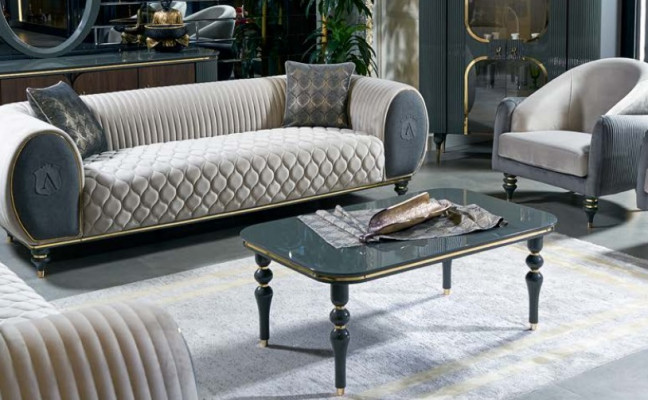 Nábytek Stůl Luxusní Konferenční Stůl Dřevo Moderní Obývací Stůl Design Stoly