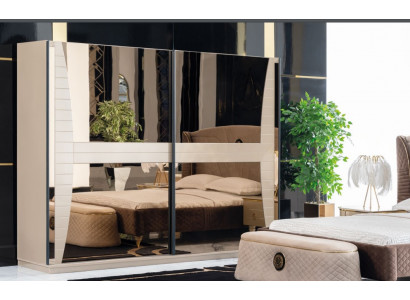 Křesla ložnice Luxus šatní skříň Skříň Dřevo Moderní nábytek