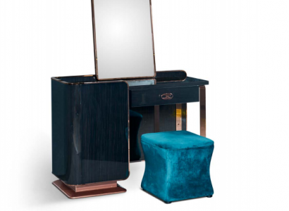 Stolička Modrá Textilie Ložnice Nová Kreativní Moderní Design Nábytek Luxusní Textil