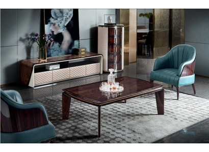 Křeslo Türkis Kožené Luxusní Pohovka Moderní Design Nábytek Lounge Club Nový