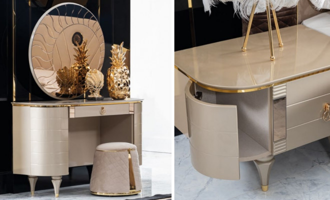 Šminkovací stůl, toaletní stůl, kosmetický stůl, komoda, konzolové stoly, konzolový nábytek.