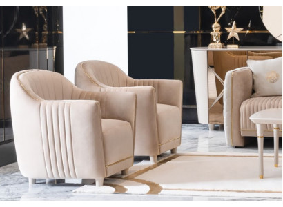 Sedačka 1- místná, potah dřevo moderní, židle, potah, designový textil, nový