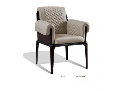 Židle jídelního pokoje Moderní design Nábytek Dřevo Luxus Beige 4x židle s opěrkou Židle k jídelnímu stolu.