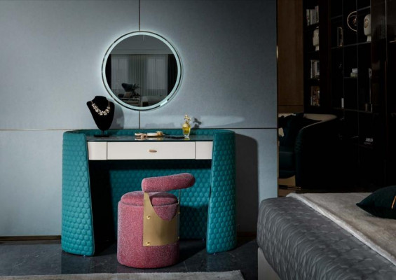 Stolička do ložnice Červená Nový Kreativní Moderní Design Nábytek Luxusní