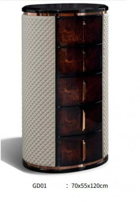 Židle set 6 židlí jídelna dřevo opěra kůže vybavení design nábytek luxus nový
