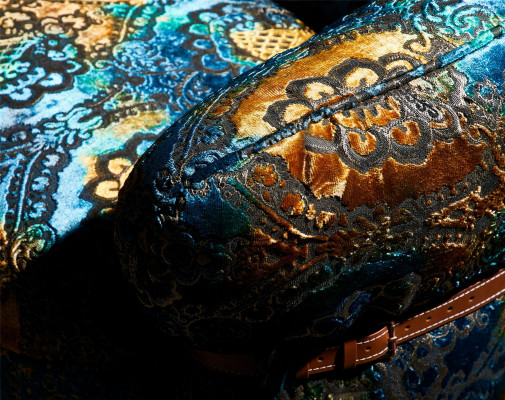 Návrh křesla Pohovka Relax Látka Salón Luxus Televizní klub Polštář