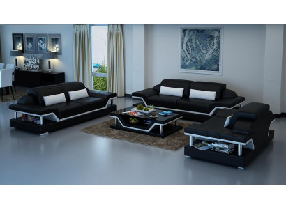 Sofa set kompletní sestava obývacího pokoje 3+1+1 sedačka gauč.