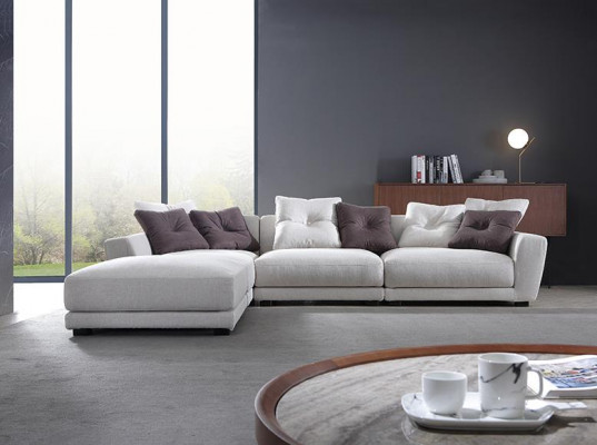 Design rohová sedací souprava L tvaru Pohovka potahová textilní sedací soupravy luxusní obývací pokoj