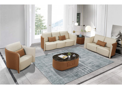 Sofa sestava 3+2+1 Místná sada - Moderní design pohovky s čalouněním