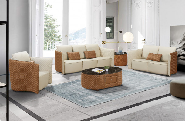 Sofa sestava 3+2+1 Místná sada - Moderní design pohovky s čalouněním