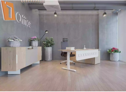 Eckschreibtisch Sideboard Arbeitszimmer Modern Holz Büro Einrichtung   Rohový psací stůl, skříň pracovny Moderní dřevo Kancelář zařízení