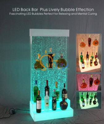 Designer LED Bar Police pro vodu Stěna Bar Pult Regál Nábytek