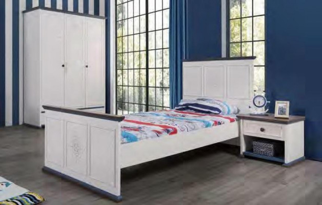 Šatní skříň Skříň Mladý pokoj Nábytek Design Mladí ložnice Bílý Nový