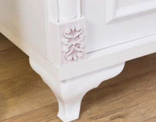 Bílý noční stolek luxusní kompaktní design ložnice nábytek