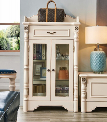 Skříň komoda vitrína koloniální styl nábytek sideboard bufet skříně dřevo nové