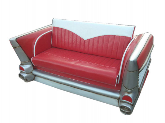 Sofa Couch Diner Cadillac USA Deko Autosofa Polster Sofas Couchen Car Amerika Pohovka gauč Diner Cadillac USA Deko Autosofa Přehozy Pohovky Gauče Auto Amerika