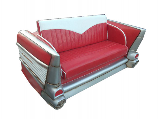Sofa Couch Diner Cadillac USA Deko Autosofa Polster Sofas Couchen Car Amerika Pohovka gauč Diner Cadillac USA Deko Autosofa Přehozy Pohovky Gauče Auto Amerika