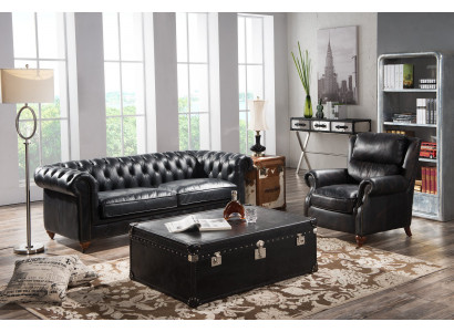 Klasická pohovka Chesterfield Sofa Polstergarnitur Couchen Sofas Design