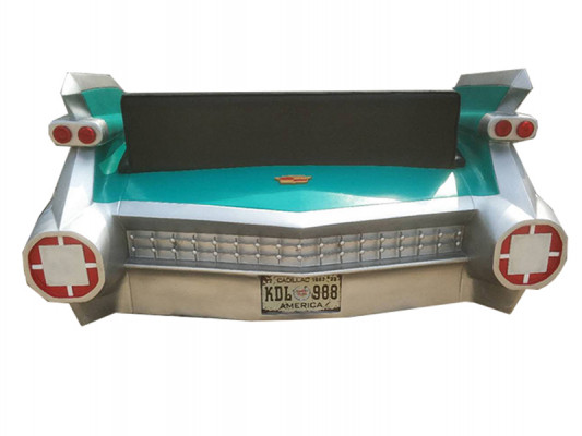 Cadillac Car Autosofa Diner Sofa Couch Auto Mobily Dekorace Model Sedací souprava