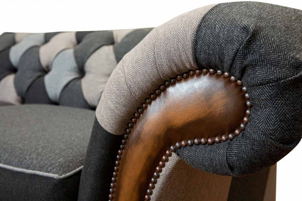 Návrh potahu pohovky 3místné pohovky Luxus Klasická textilie Chesterfield.