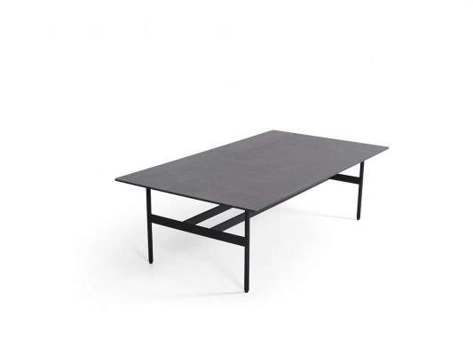 Černý konferenční stolek obývací pokoj zařízení design kávový stůl Nový nábytek