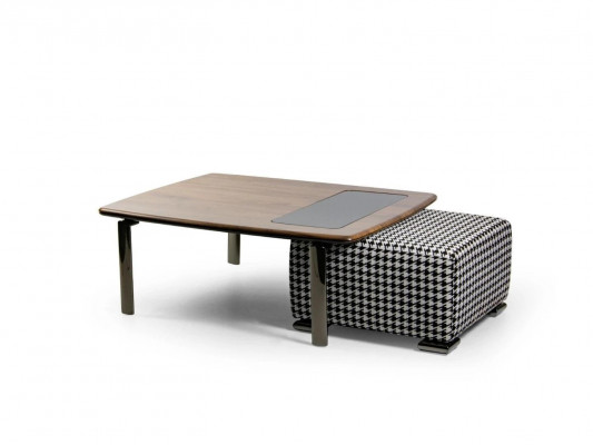 Design Complete Modern Coffee Table with Stool Living Room Furniture
