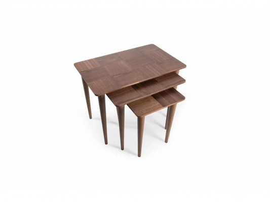 Hnědý příruční stolek moderní design zařízení luxusní konferenční stolek obývací pokoj