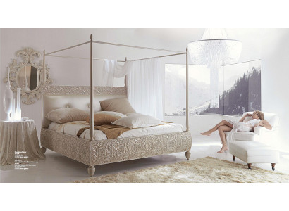 Designer manželská postel z dreva - Nový rozměr spánkového komfortu s elegantním postelovým rámem.