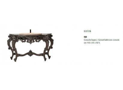 Koupelnový nábytek Design hnědá konzole Luxus konzoly Bizzotto Itálie Sideboard