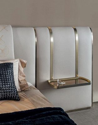Luxusní postel Italský design Nábytek Zařízení Ložnice Postele Dvojité manželské