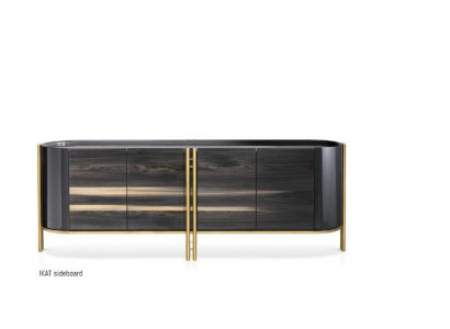 Nástěnná skříň obývací pokoj Masivní dřevo Nízká skříň Jídelna Nábytek Design Bizzotto Nový