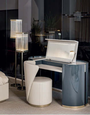 Otočná židle - toaletní stůl - ložnice - nábytek - design - Bizzotto - luxus - 2 kusy