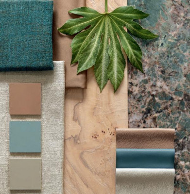Obývací pokoj Barevný nábytek Skříň Dřevo Sklo Skříň Nábytek Luxus Design Nový
