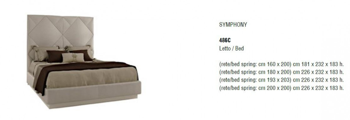 Klasická postel Bizzotto Furniture New Design Bedroom Italian Furniture New