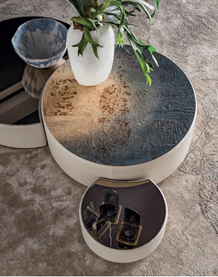 Stůl z dubového dřeva, nábytek designový stůl obývací stůl luxusní zařízení.