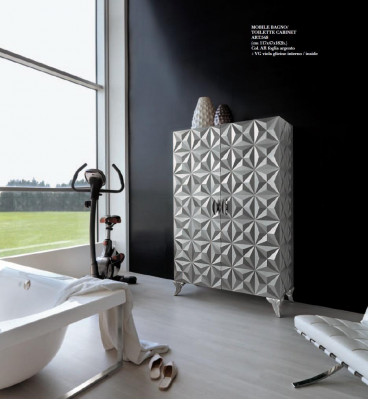 Koupelnový nábytek Design bílý lesklý skříň nový koupelnový nábytek skříně Nový