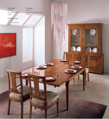 Masivní dřevěná skříň obývacího pokoje Sideboard Skříň Bizzotto Vitríny Nábytek Nový