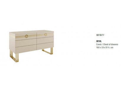 Ložnice Dřevěný Design Kredenc Nový Komoda Skříň Regál Komody Luxus