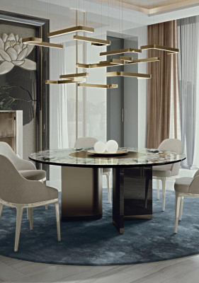 Luxus lustr lustr stropní lampa stropní lampa designérská lampa stříbrná.