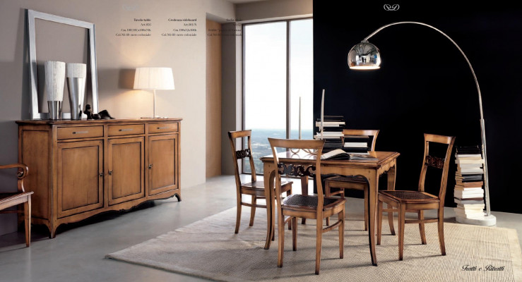 Komoda Servírka Sideboard Hnědá Komody Sideboards Masivní dřevo Skříň Nábytek