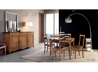 Komoda Servírka Sideboard Hnědá Komody Sideboards Masivní dřevo Skříň Nábytek