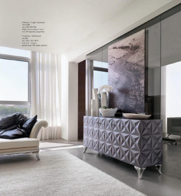 Komoda Sideboard Dřevo Skříň Skříně Masivní Komody Obývací pokoj