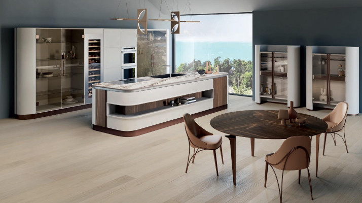 Barevný nábytek Skříň Obývák Masivní dřevo Skříň Nábytek Luxus Design Nový