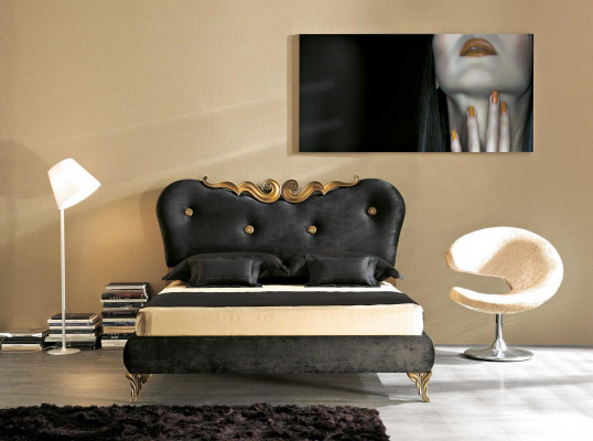 Postele Polštář Itálie Bizzotto Nábytek Postel Ložnice Nábytek Manželská postel Design